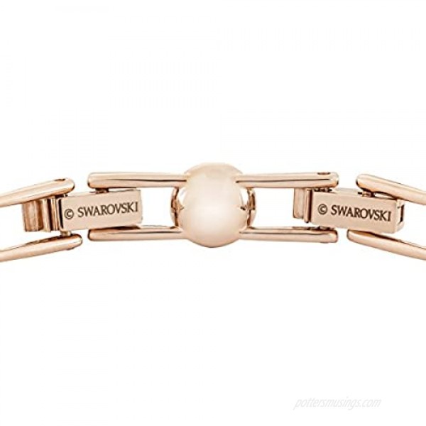 SWAROVSKI Women's Angelic Jewelry Collection Rose Gold Tone Finish Clear Crystals
