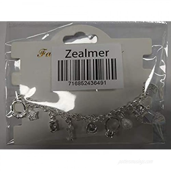 Zealmer Multi Wedding Love Charm Bangle Bracelet for Women Valentine's Day Gift