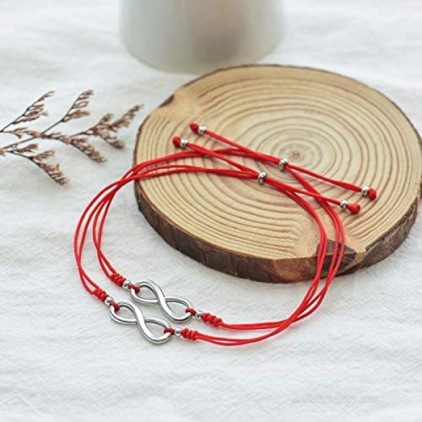Tarsus Red String Bracelet Kabbalah Protection Bracelets Good Luck for Women Men Best Friends