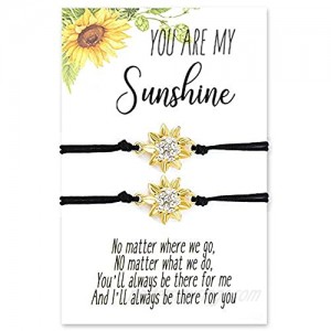 Tarsus You are My Sunshine Sunflowers Bracelet/Earrings Sunflower Jewelry Gifts for Women & Girls
