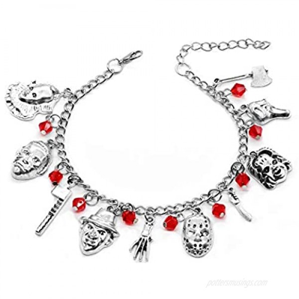 Bifriend Halloween Bracelet Horror Charm Bracelet - Chaki Horror Movie Child Halloween Jewelry for Women