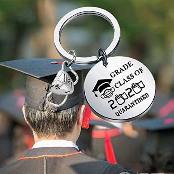Class of 2021 Keychain Graduation Grade Class of 2021 Quarantined Jewelry