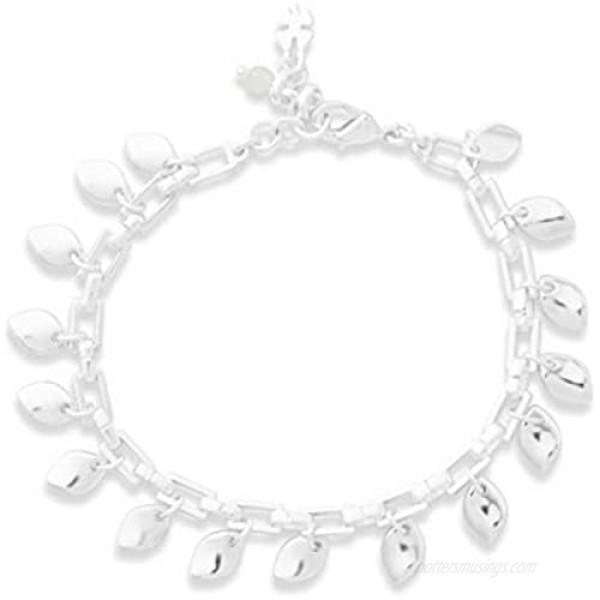 Lucky Brand Movement Charm Link Bracelet Silver