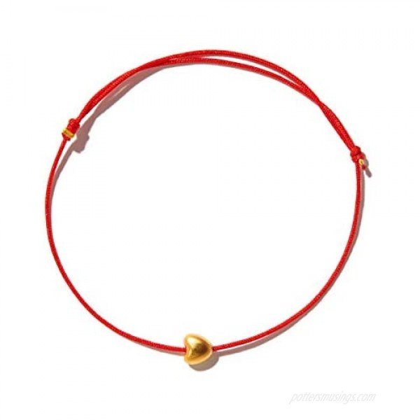 Naz Collection Red String Bracelet Heart Bracelet Gold Plated Kabbalah Protection Love Friendship Bracelets For Women Men Girls Boys Best Friend Pinky Promise Mother Daughter Sister Matching Couples Bff