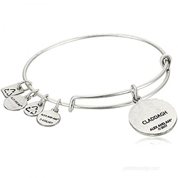 Alex and ANI Charity by Design Claddagh Bangle Bracelet