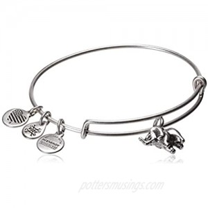 alex and ani charity by design  elephant ii bangle bracelet