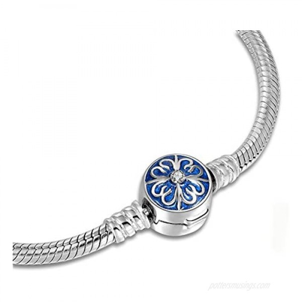 Bracelets 925 Sterling Silver Snake Chain Basic Charm Bracelet Long Way Fine Jewelry for Women Best Valentine's Day Gift for Girlfriend Wife Mother