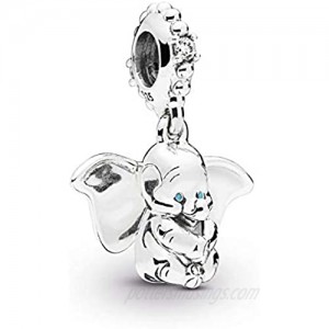 Annmors Elephant Charm fits Pandora Charms Bracelets for Woman-925 Sterling Silver Dangle Pendant Bead Girl Jewelry Beads Gifts for Women Bracelet&Necklace