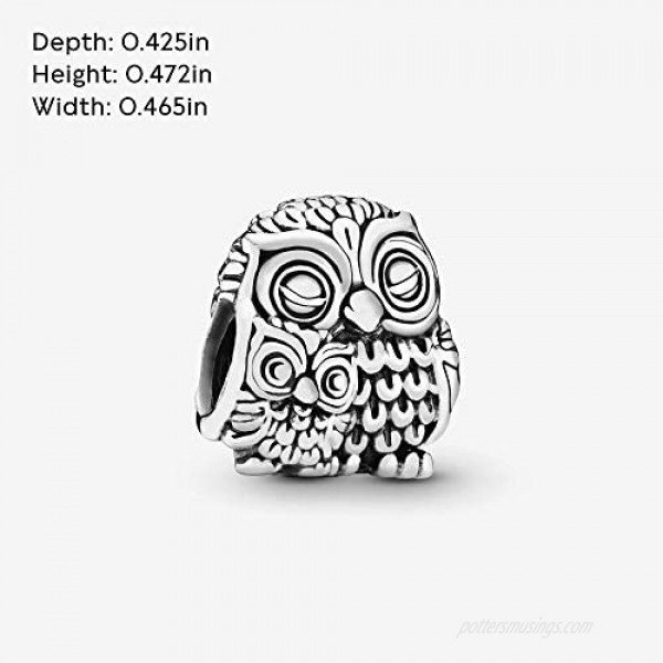 Pandora Jewelry Charming Owls Sterling Silver Charm