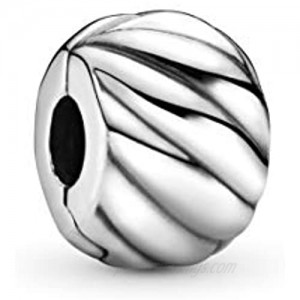 Pandora Jewelry Feathered Sterling Silver Charm