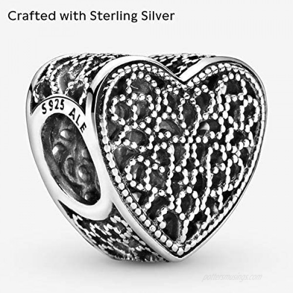 Pandora Jewelry Filled With Romance Sterling Silver Charm