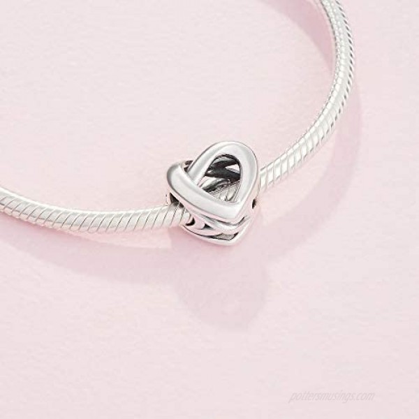 Pandora Jewelry Knotted Heart Sterling Silver Charm
