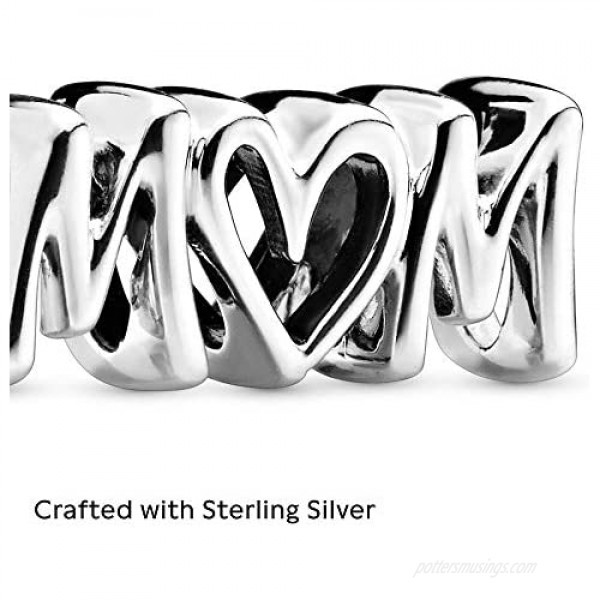 Pandora Jewelry Mom Script Sterling Silver Charm
