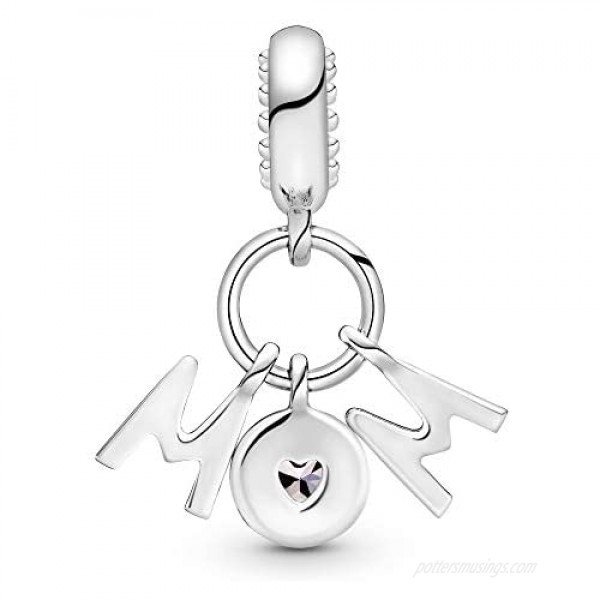 Pandora Jewelry Perfect Mom Crystals Charm in Sterling Silver