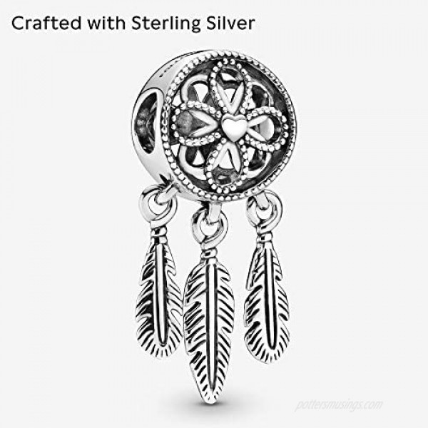 Pandora Jewelry Spiritual Dreamcatcher Sterling Silver Charm