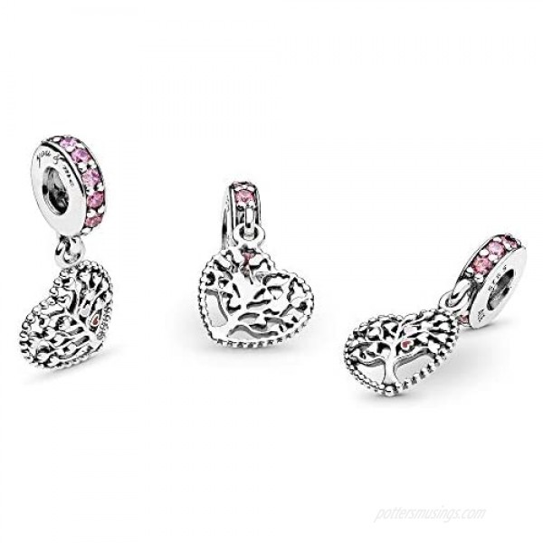 Pandora Jewelry Tree of Love Cubic Zirconia Charm in Sterling Silver