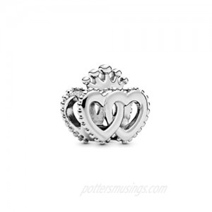 Pandora Jewelry United Regal Hearts Sterling Silver Charm