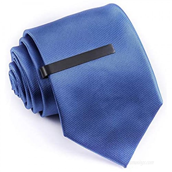 HAWSON Skinny Tie Clip for Men 2 Inch Tie Clip Bar Set 1pcs/4pcs Tie Clip Gift Set for Wedding Meetting Party