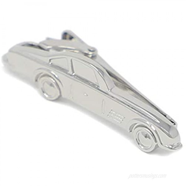 MENDEPOT Sports Car Tie Clip with Gift Box Men Vintage Racing Car Tie Bar