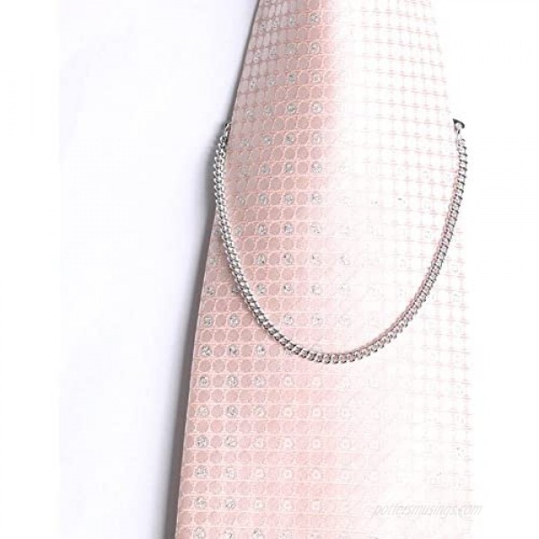 Men's Classic Tie Chain Set Gift Boxed