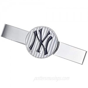 Promotioneer Mens Baseball The Team Logo Symbol Series Tie Bar Tie Clip with Gift Box
