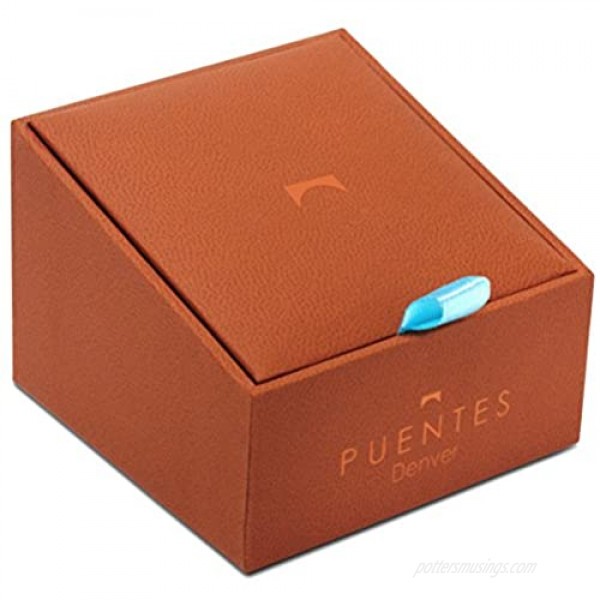 Puentes Denver 3 Pc Mens Tie Bar Slide Clip Set Skinny Ties 1.5 Inch Brushed Silver Black Gold in Gift Box