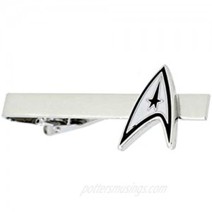 Star Trek Command Logo Silvertone Metal TIE CLIP
