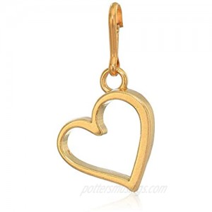 Alex and Ani Women's Heart Charm 14kt Gold Plated  Expandable