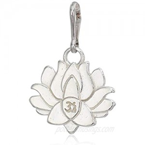 Alex and Ani Women's Lotus Peace Petals Charm Sterling Silver  Expandable