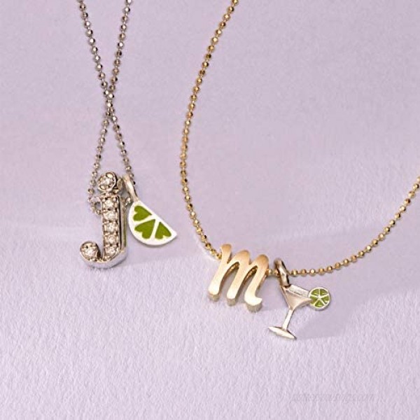 Alex Woo Sterling Silver Mini Addition Lime Charm Green 0