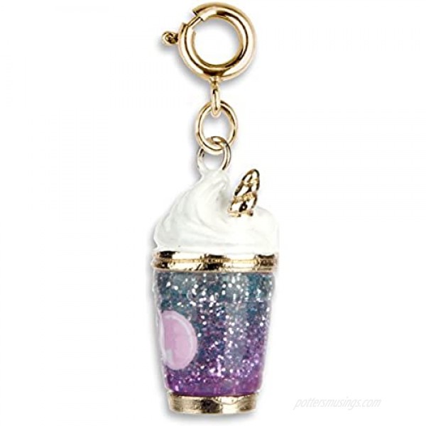 CHARM IT! Charms for Bracelets and Necklaces - Gold Unicorn Smoothie Charm