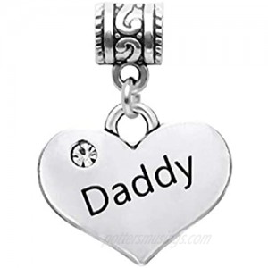 Dangle Daddy Heart Charm