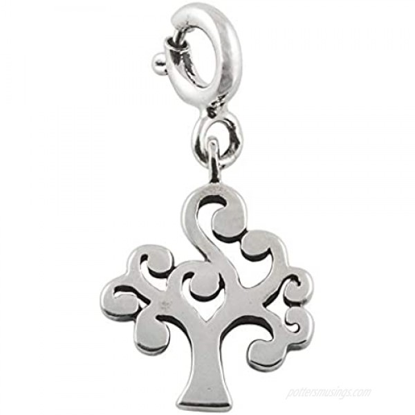 Fourseven Jewelry 925 Sterling Silver Bead Charm Pendant | Tree of Life Charm for Bracelet and Necklace