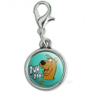 GRAPHICS & MORE Scooby-Doo Ruh Roh Antiqued Bracelet Pendant Zipper Pull Charm with Lobster Clasp