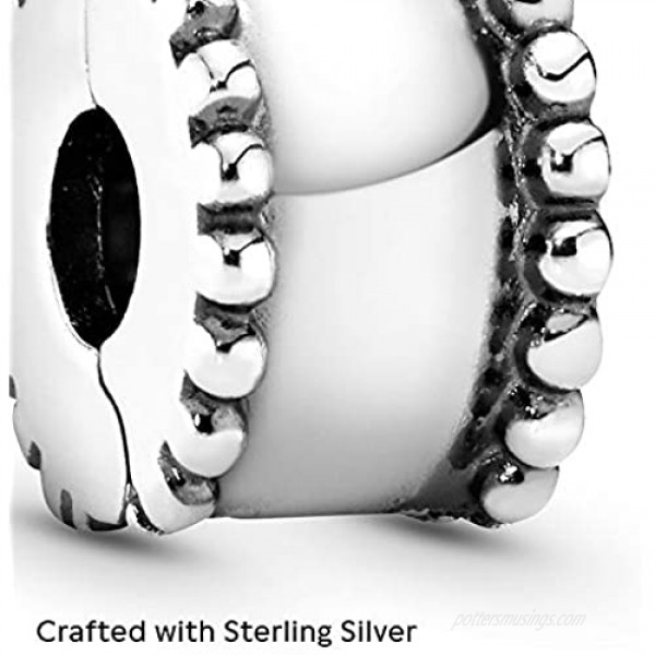 Pandora Jewelry Beveled Sterling Silver Charm