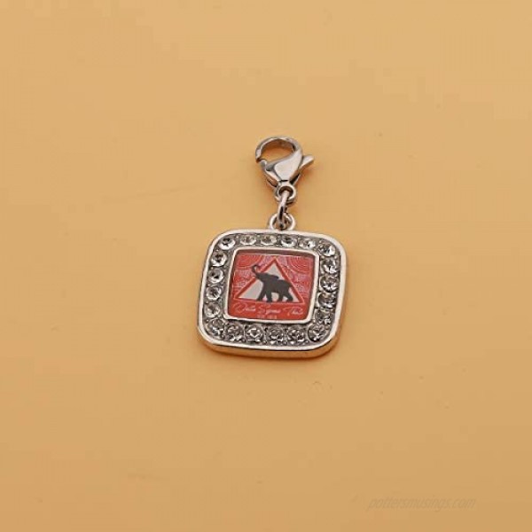 POTIY DST Gift DST Clip-on Charm Jewelry Crystal DST Sorority Sisters Gift