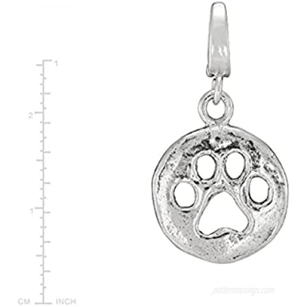 Silpada 'Pet Paw' Charm in Sterling Silver