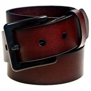 Beep Free 1 3/8” Italian Leather Belt | Airport Friendly | Metal Free