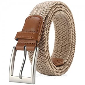 Lavemi Mens Belt  Stretch Woven Golf Braided Belts for Men Gift Box
