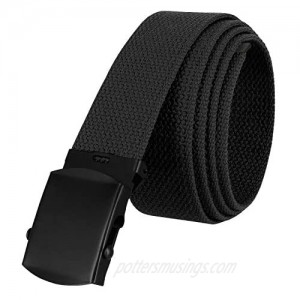 Military Belt Canvas Belt Web Belt Non Leather Belt One Size fits all  1-1/2" Wide