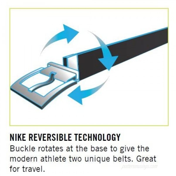 Nike Men's Perforated Reversible Belt
