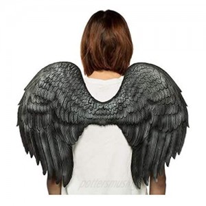HMS Unisex-Adult's Supersoft Angel Wings-BK Black One Size
