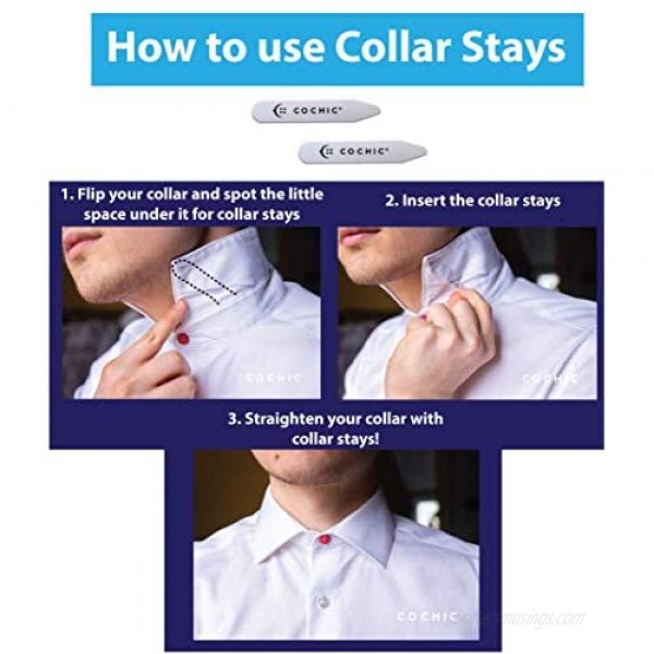 Men’s Collar Extender with Expandable Elastic Made North America