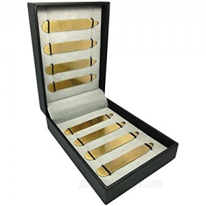 Shang Zun 8 pcs Yellow Brass Collar Bones in Gift Box  2.5"