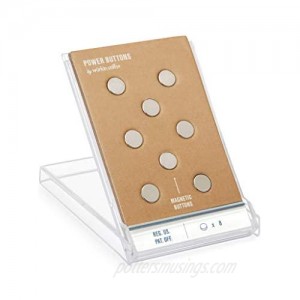 Wurkin Stiffs 8 Magnetic Power Buttons in storage case - Collar Stays