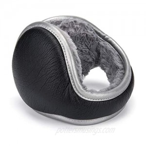 Ear Warmers Winter Foldable Fleece Warm Outdoor Earmuffs Unisex Adjustable Ear Muffs for Men Women