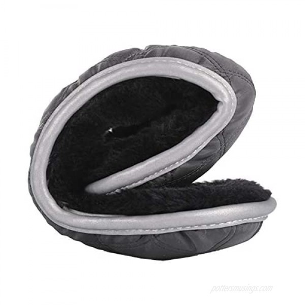 ARHSSZY Plush Winter Earmuffs Warm Waterproof Foldable Ear Warmer for Men