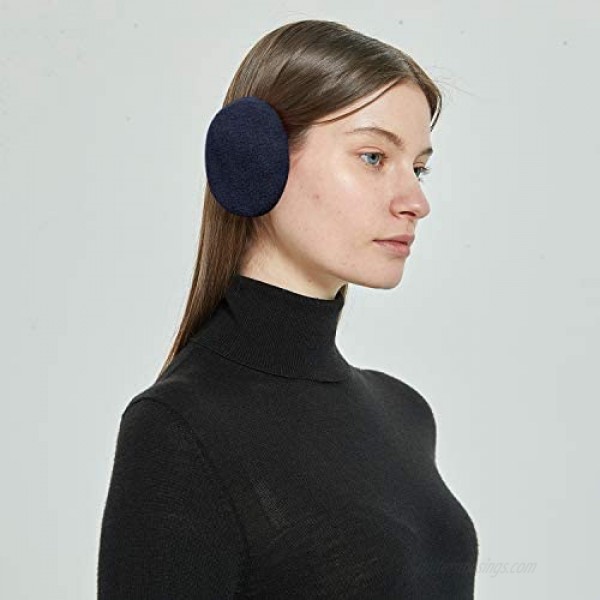 Bandless Ear Warmers/Earmuffs Winter Ear Covers Outdoor Fleece Ear Muffs for Men Women Kids