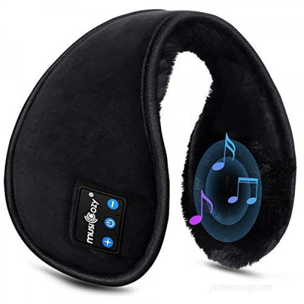 Bluetooth Ear Warmers Ear Muffs LC-dolida Earmuffs Built-in HD Speakers for Winter