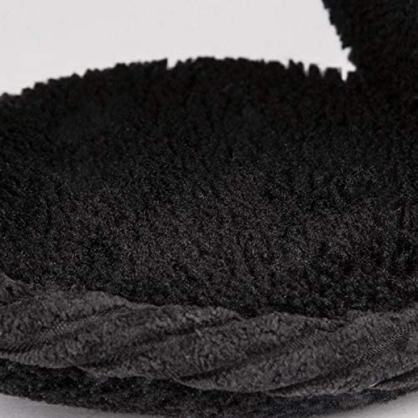 Surblue Unisex Warm Knit Earmuffs Ladies Outdoor Cashmere Winter Pure Color Fur Earwarmer